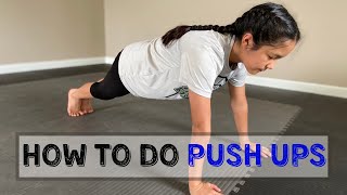 How To Do Push Ups  For Beginners  Beginner Push Ups  For Kids  AVIverse [upl. by Liamsi]