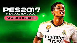 PES 2017 BEST PATCH 2024 AIO  الباتش الخرافي لتحويل بيس 2017 إلى بيس 2024 بمميزات أسطورية [upl. by Aklog]