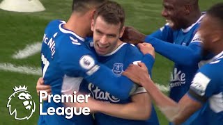 Seamus Coleman conjures Everton opener out of nothing  Premier League  NBC Sports [upl. by Vilhelmina]