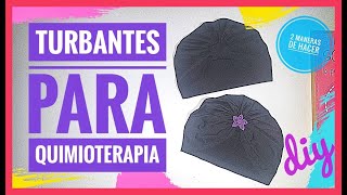 diy turbantes para cabeza quimioterapia tallerenzigzag [upl. by Ahsekat77]