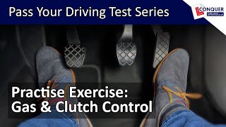 Practise the Clutch Bite Point and Using the Gas  Pass Your Driving Test Series [upl. by Bourn919]