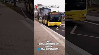 Linia  5 k Tarnowskie Góry Dworzec  Man Lions City 1224  PKM Świerklaniec bus katowice ztm [upl. by Adohr643]