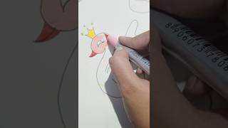 Duck 🦆 drawing drawing shorts youtubeshorts viralshort fyp art [upl. by Dettmer]