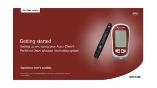 How To Use The AccuChek® Performa Blood Glucose Meter System With The Multiclix Lancing Device [upl. by Ainesej832]