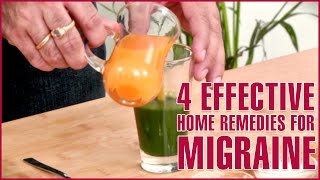 3 Best Home Remedies For MIGRAINE RELIEF [upl. by Alys]