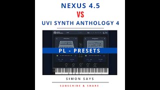 UVI Anthology 4 vs Nexus 45  Plucks [upl. by Juliette37]