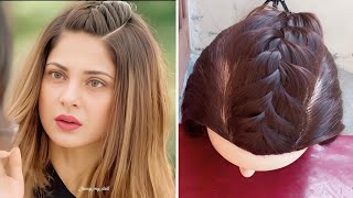 Jennifer Winget inspired hairstyleshalf up french braid  Another braid  missy sue [upl. by Manvil460]