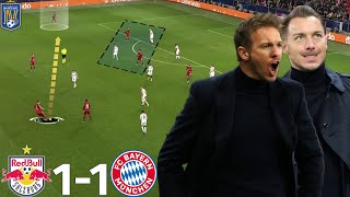 Nagelsmann 3241 Issues With Jaissles Tactics  RB Salzburg vs Bayern Munich  Tactical Analysis [upl. by Bittner457]