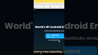 How To BlueStacks Download  bluestacks dl  shorts [upl. by Canotas]