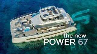 Power 67 a luxury power catamaran amp a true experience of refinement by Fountaine Pajot [upl. by Annahsat]