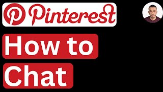 How to Chat with Someone on Pinterest LaptopPCMac  Easy to Follow [upl. by Nonad657]