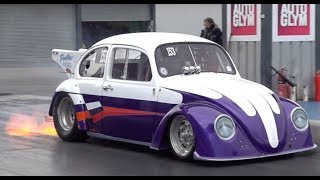 500hp 2600cc VW Beetle  14 Mile 1049  132mph [upl. by Kuehnel]