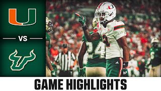 Miami vs South Florida Game Highlights  2024 ACC Football [upl. by Vtarj]