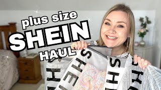 Surprising SHEIN Plus Size Haul  apple shaped body fashion [upl. by Acinehs]