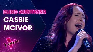 The Blind Auditions Cassie McIvor sings Its All Coming Back to Me Now by Celine Dion [upl. by Ennasus956]