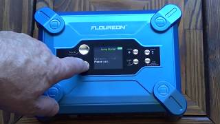 Floureon W100 Car Jump Starter Built in Air Compressor  Review [upl. by Elrod]