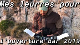 Mes LEURRES pour la PÊCHE du BAR du BORD [upl. by Esej]