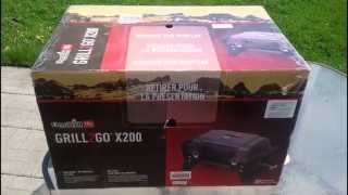 CharBroil X200 Tru Infrared Portable Grill Unboxing amp Assembly [upl. by Main]