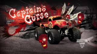 Monster Jam  Monster Jam Path of Destruction  Captains Curse Monster Truck Highlights [upl. by Vernon]