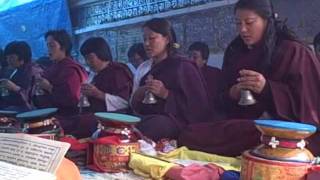 Bhutan  Buddhist prayer time in Bumthang [upl. by Pollack704]