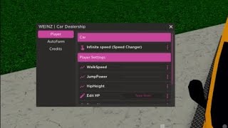 Roblox Car Dealership Tycoon Script  AutoFarmSpeedChanger  100 Working HydrogenFluxus [upl. by Erlond]