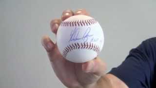 Nolan Ryan Autographed Ball w HOF 99  Ryan Holo amp PSADNA [upl. by Fortune]