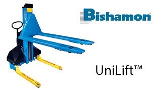 Pallet Positioner  UniLift from Bishamon Industries [upl. by Odlaumor]