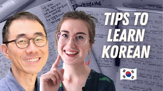 Advice for learning Korean from a native speaker How to learn Korean grammar particles amp accent [upl. by Airuam713]