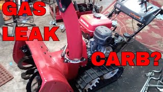 FIX A Leaking Carburetor On A Honda Snowblower [upl. by Amaty14]