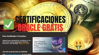 🌟 Certificaciones Oracle GRATIS Promoción limitada [upl. by Aura]