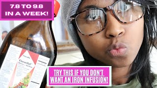 BEFORE YOU GET AN IRON INFUSION  HOW TO GET YOUR IRON LEVELS UP IN ONE WEEK NATURALLY [upl. by Stauffer402]