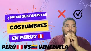 COSTUMBRES PERUANAS A LAS QUE ME HE ADAPTADO SIENDO VENEZOLANO 🇵🇪🇻🇪 Alitopinero [upl. by Ossie547]