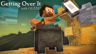 Getting Over It in Minecraft [upl. by Annalla]