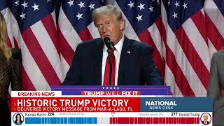 Donald Trump wins presidency in 2024 election [upl. by Eagle]