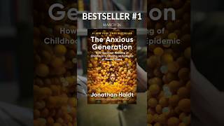 Bestseller Book Recommendation  The Anxious Generation by Jonathan Haidt [upl. by Airekal764]