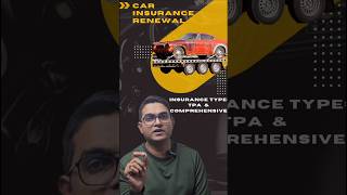 Third Party amp Comprehensive Insurance Cover carinsurance ytshorts [upl. by Nerine]