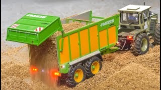 RC Tractors with farming equipment work hard [upl. by Brynn]