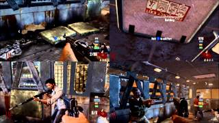 Black Ops 2  4 player splitscreen zombies [upl. by Geanine]