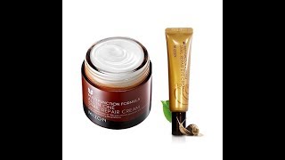 Mizon  Snail Repair Eye Cream Anti Wrinkle  Multi Function Formula REVIEW [upl. by Oby733]