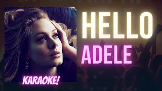 Hello  Adele Karaoke Songs With Lyrics  Original Key Sing Along [upl. by Chelsy]