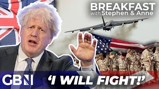 Prepare for WAR US to station NUKES in UK as Boris VOWS to fight Putin [upl. by Aserahs]