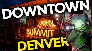 Flying my DRONE in Downtown Denver for John Summit [upl. by Divd96]