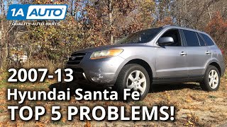 Top 5 Problems Hyundai Santa Fe SUV 2nd Generation 200713 [upl. by Val]