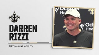 Darren Rizzi on win over Atlanta Falcons  New Orleans Saints [upl. by Norek]