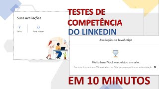 Teste de Competências do LinkedIn  Como fazer em menos de 10 minutos [upl. by Gavan]