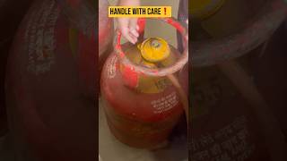 ശ്രദ്ധിക്കണെ ❗️How to connect gas cylinder with stove shorts youtubeshorts viralshorts trending [upl. by Pantin928]