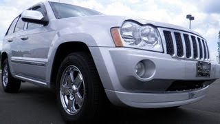 SOLD2006 JEEP GRAND CHEROKEE OVERLAND 57 HEMI MOONROOF LEATHER NAVIGATION FOR SALE WALKAROUND R [upl. by Xonnel]