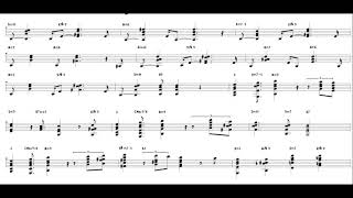 Wes Montgomery  Too late now transcription TAB jazz jazzguitar tabs transcription [upl. by Inek]