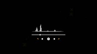 15 Second audio visualizer black screen video music player icon background effects editing mp3 audio [upl. by Pressman]