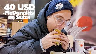 ¿Cuánto cuesta un McDonalds en un país como Suiza 💰 [upl. by Muna]